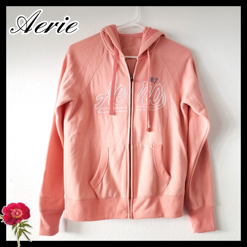 $  (3/$15) Aeropostale:Size:S/Pink zip up jacket